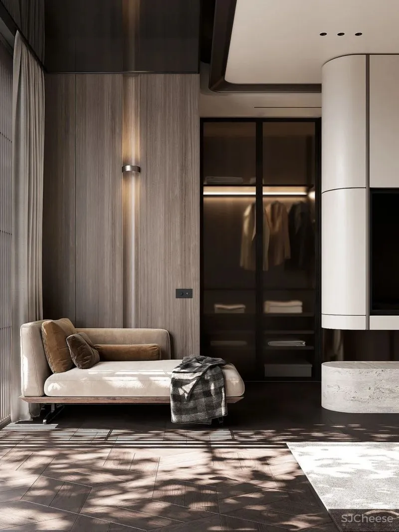 自然色彩的完美融合，优雅舒适的居住空间！