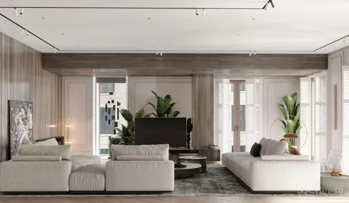 240㎡现代折衷主义,奢尚!