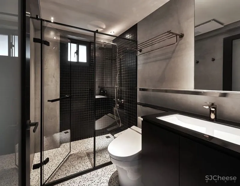 132㎡工业风Loft，玻璃材质、大中岛、独立衣帽间...打造职住一体的家！