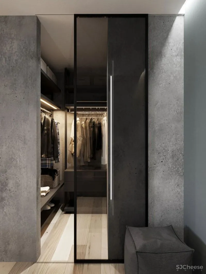 177㎡纯灰大宅,纯粹舒适的设计感之家