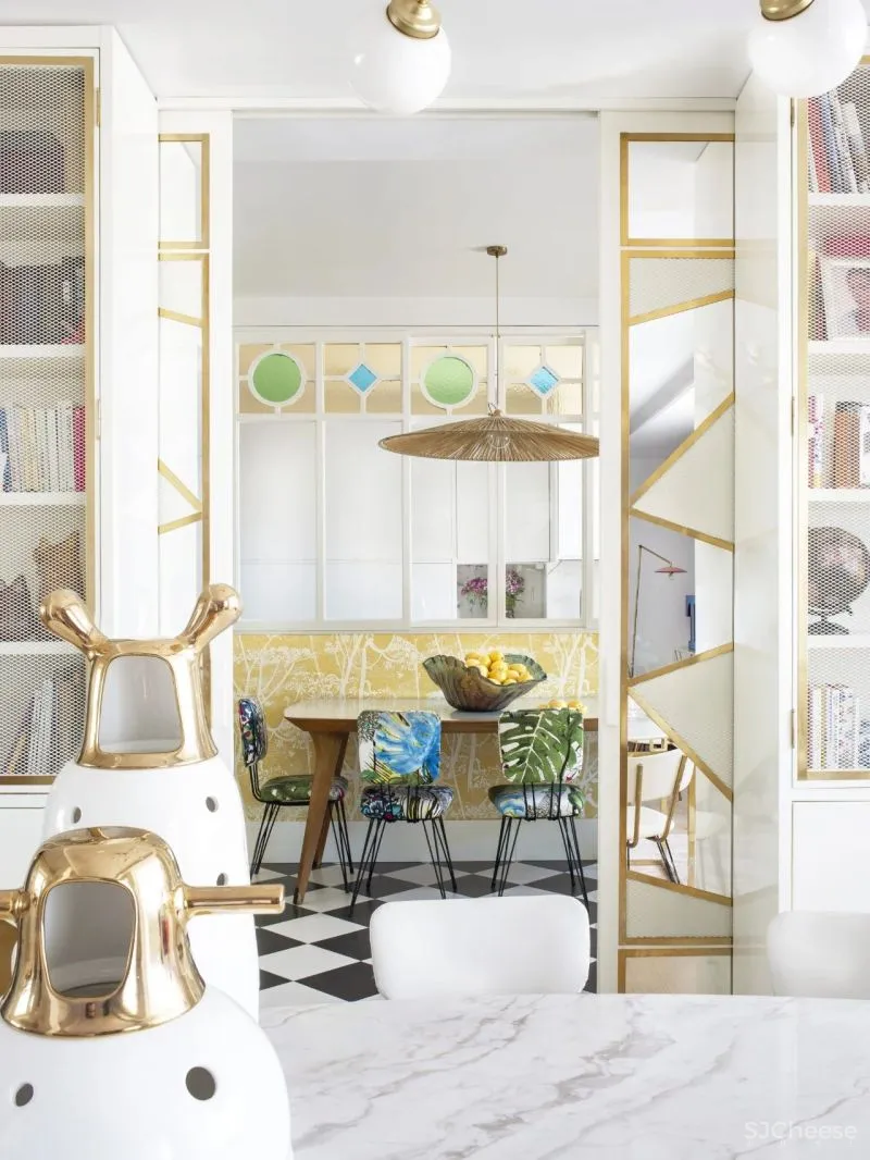 梦幻的复古未来公寓,女设计师大胆玩“色”!