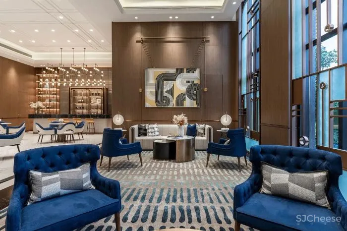 奥迅设计 艺术与场景共舞 佛山方直珑湖湾售楼部