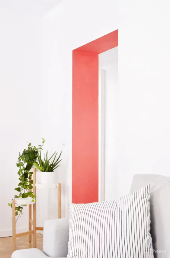 将几种色彩通过不同的材质表现出来,这个新旧结合的家清新又活力