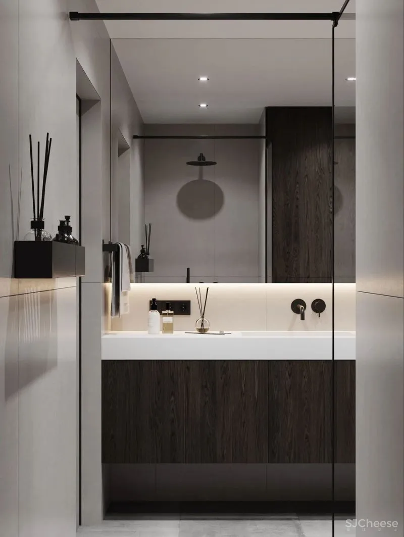 177㎡纯灰大宅,纯粹舒适的设计感之家