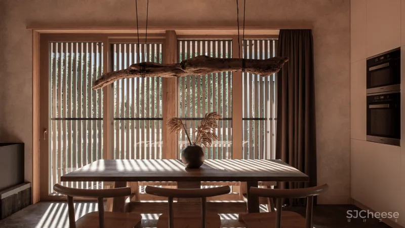 90㎡原木风设计,每一块木头都有它的脾气!