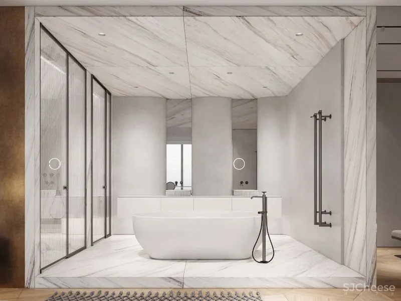 157㎡ 高颜值的男性空间,客厅太抢眼了!