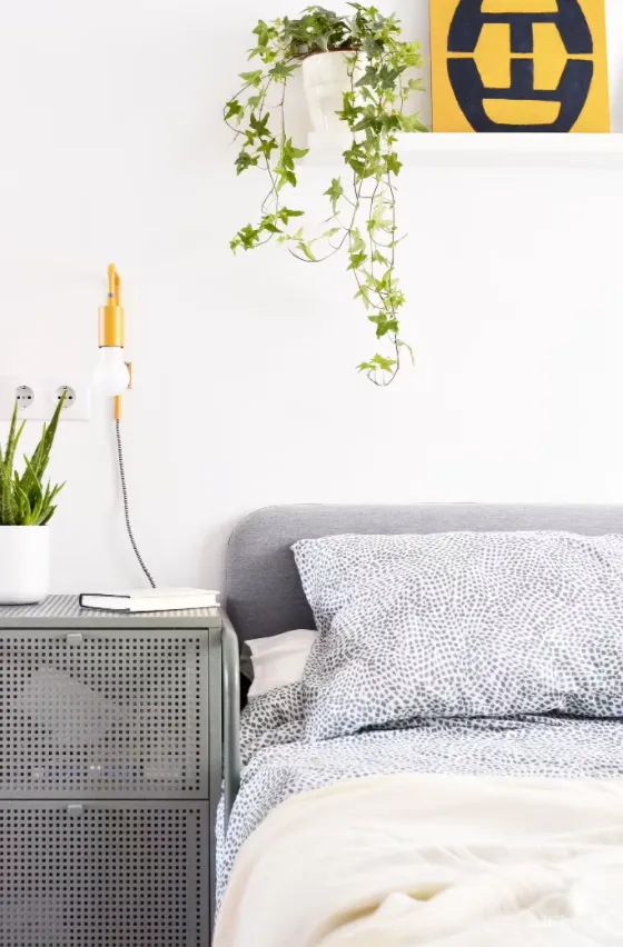 将几种色彩通过不同的材质表现出来,这个新旧结合的家清新又活力