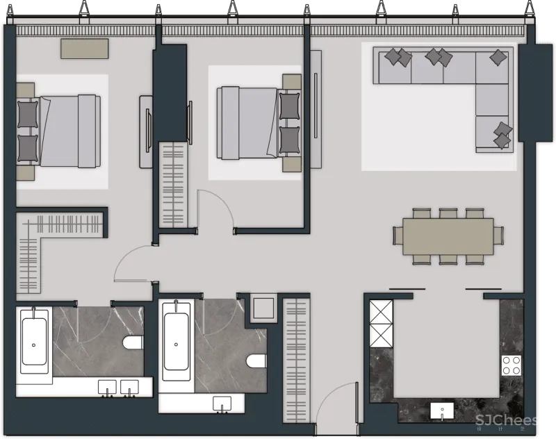 Neva Towers x莫斯科第一豪宅 HBA