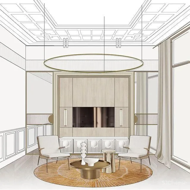 65㎡禁欲主义单身公寓,优雅与克制的协调!