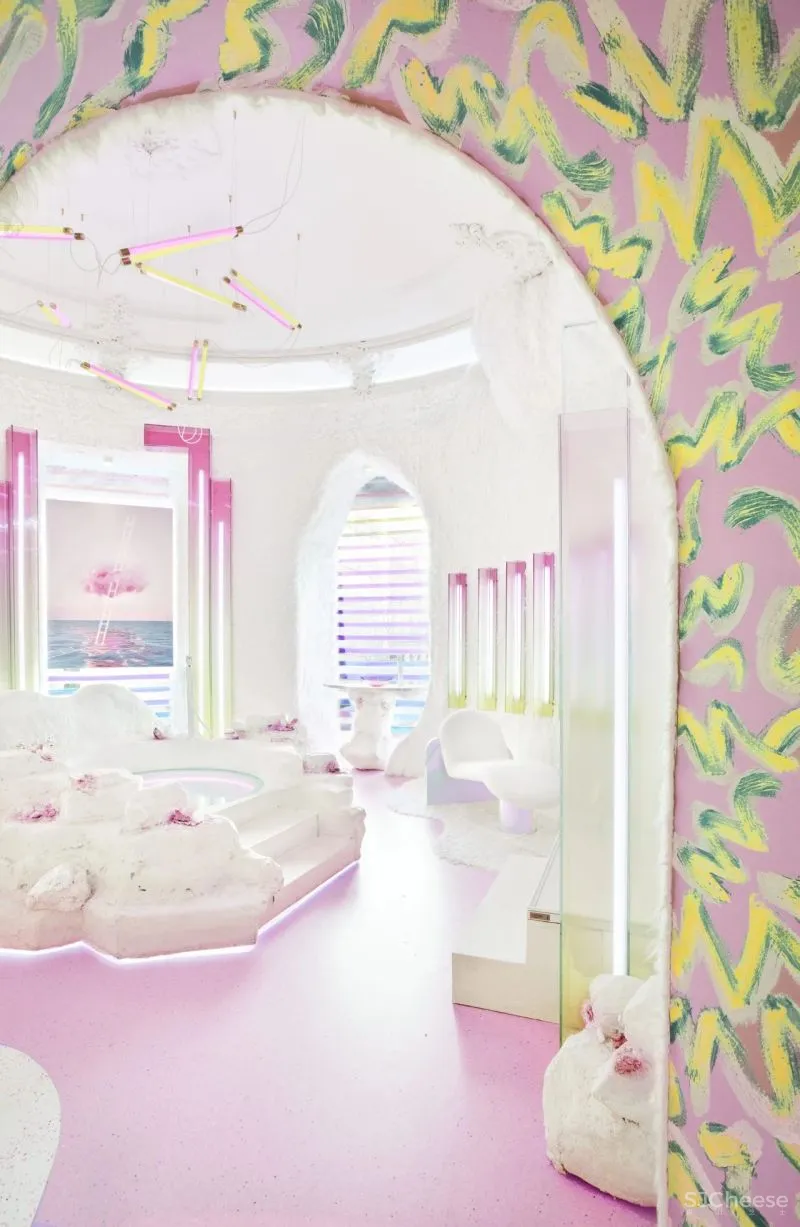 梦幻的复古未来公寓,女设计师大胆玩“色”!