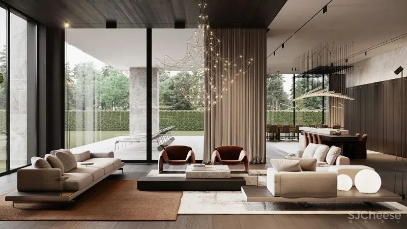 400㎡雅致公寓，满满的白领风范！