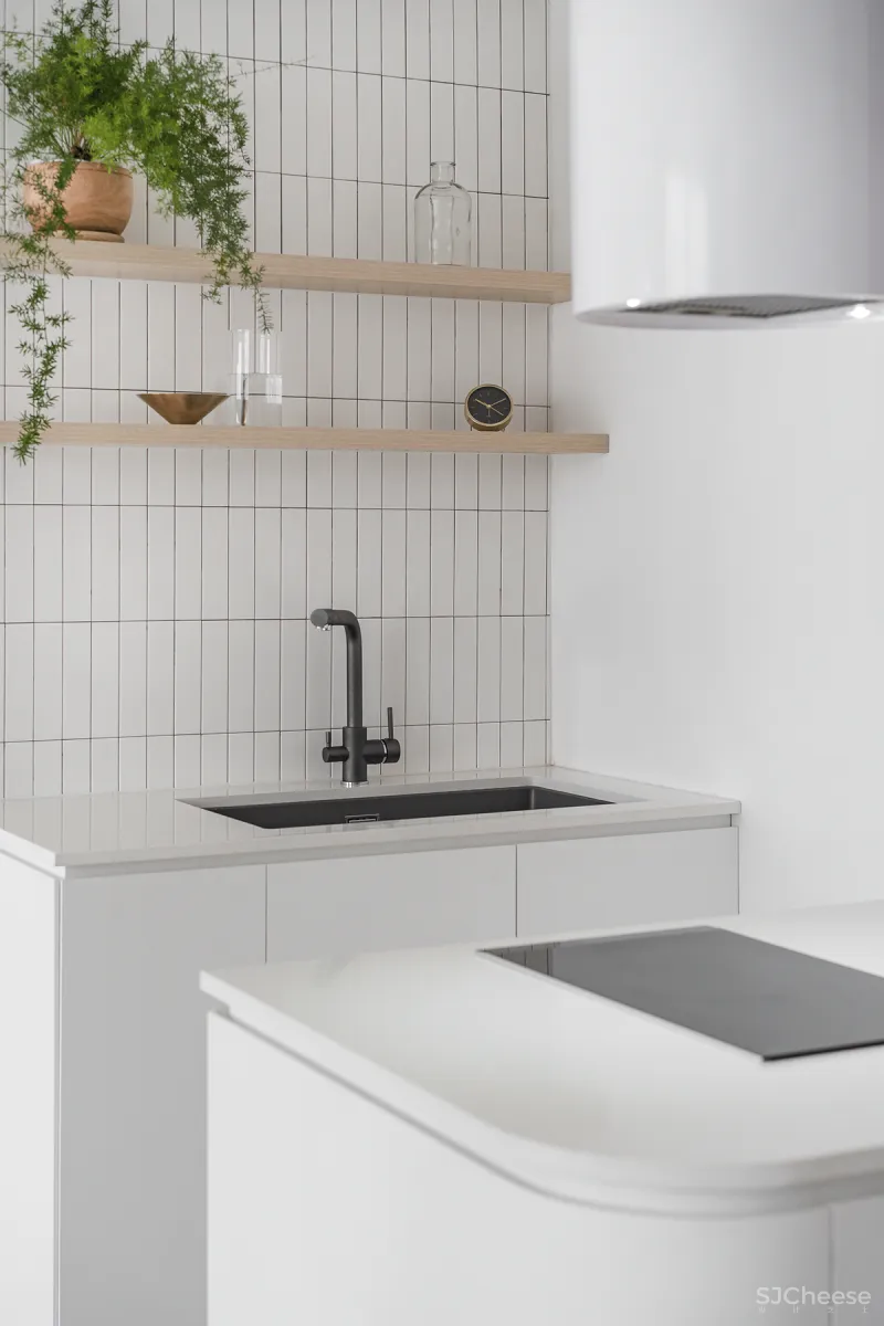 原木与白色的搭配，擦出不一样的小清新火花!