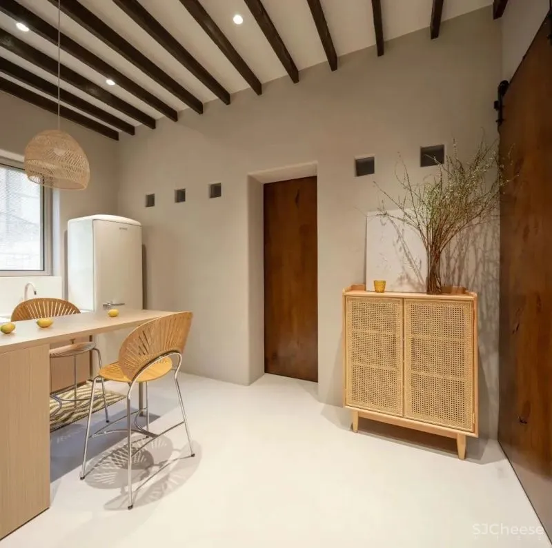 风和树影，重获新生的70㎡上海老洋房 桐话空间