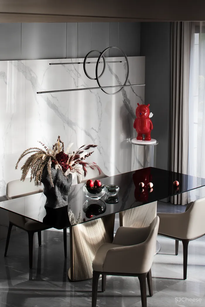 元禾大千:经典色彩搭配,红与黑的灵魂对白!