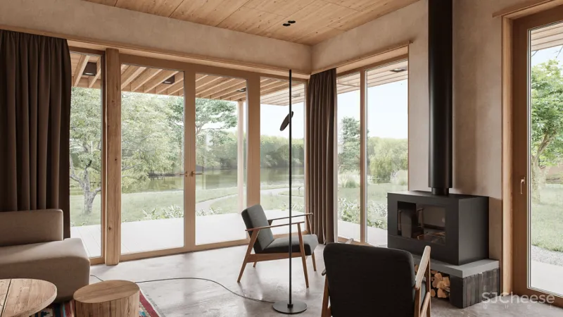 90㎡原木风设计,每一块木头都有它的脾气!