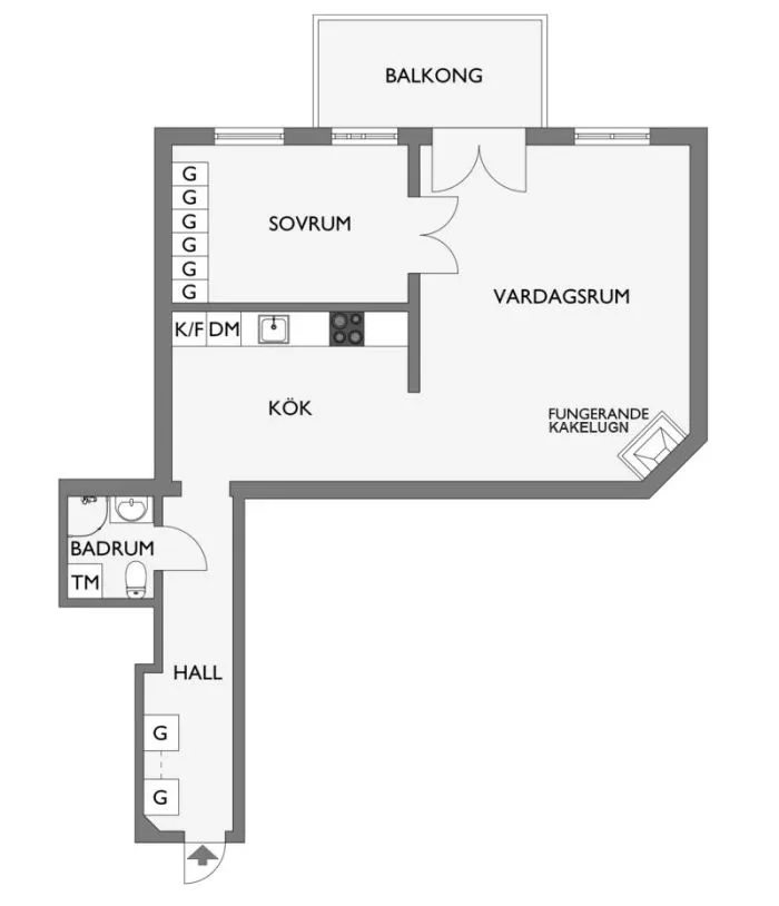 装修 灵感|瑞典普通民宅,垃圾户型也能清爽美貌!
