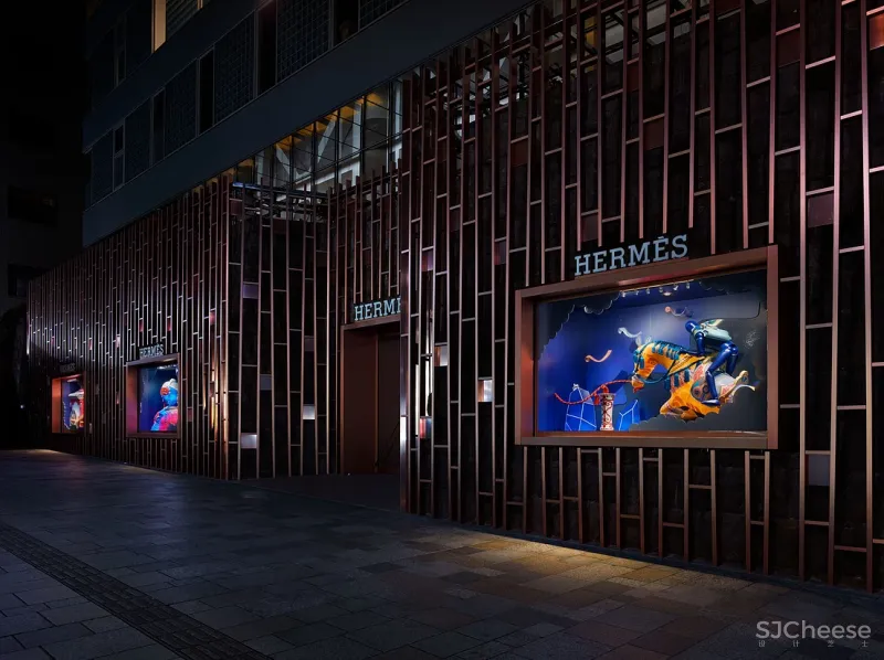 爱马仕新店铺开幕,现代设计加入传统样式,演绎本土化奢华体验