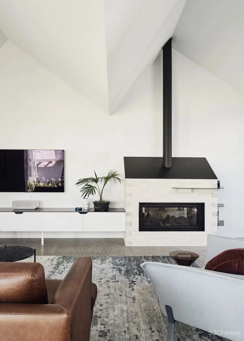 两层乡下房,水磨石地板美观又实用