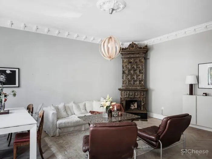 装修 灵感|瑞典普通民宅,垃圾户型也能清爽美貌!