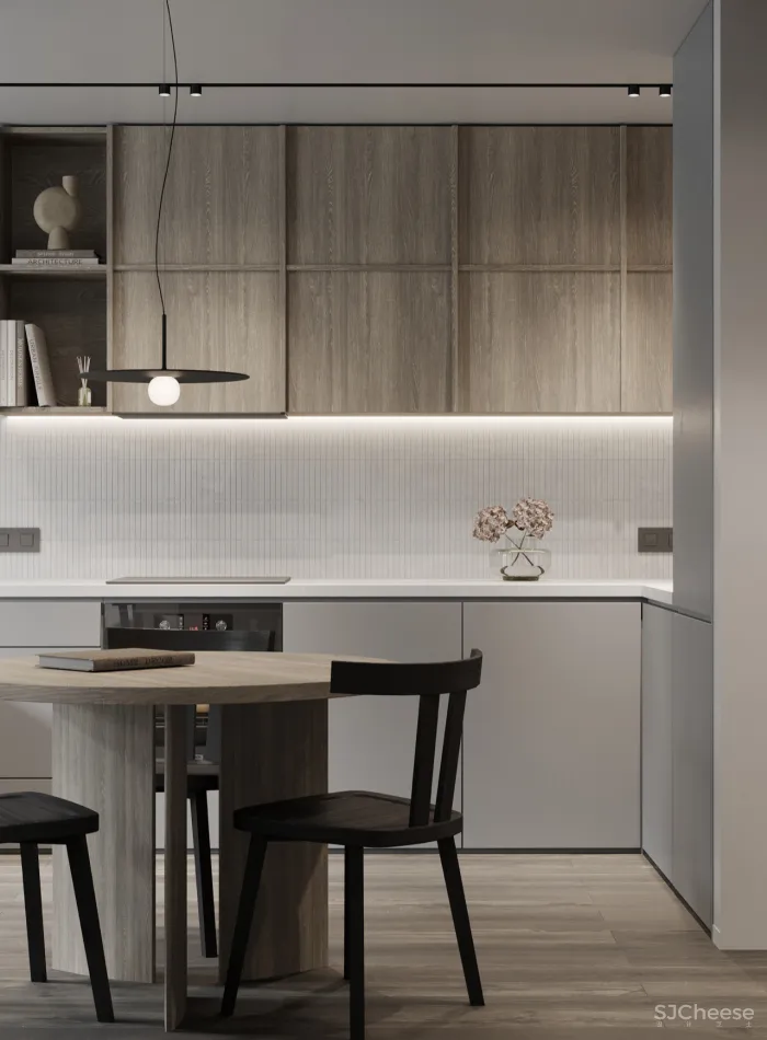 72㎡ 二室一厅二卫,精致的简约设计超有格调!