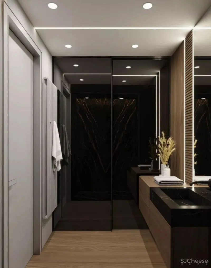 高级灰携手胡桃木，弹奏家居装饰新篇章