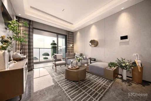 创库设计 深圳中海阳光橡树园：城市之中沐光而居，小空间的大安逸