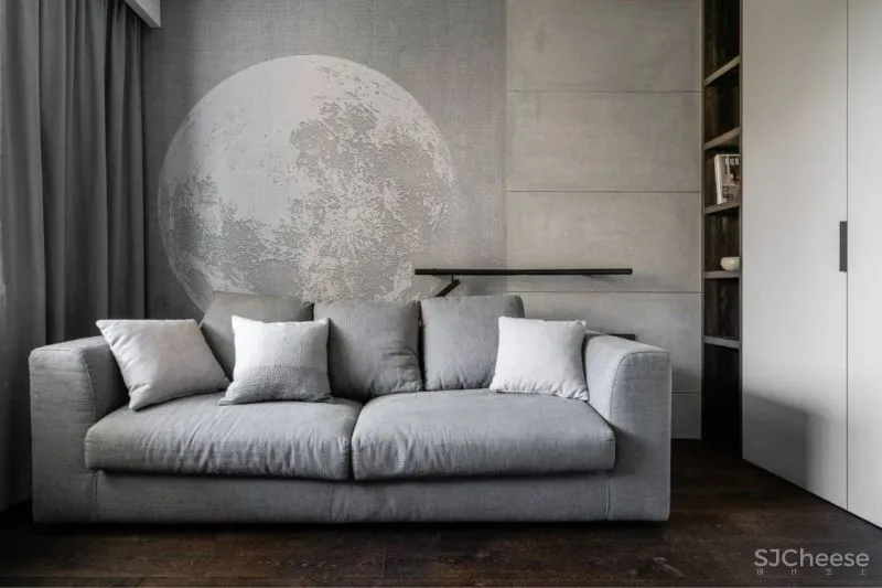 115㎡高级灰 原木风,让简约更有格调!