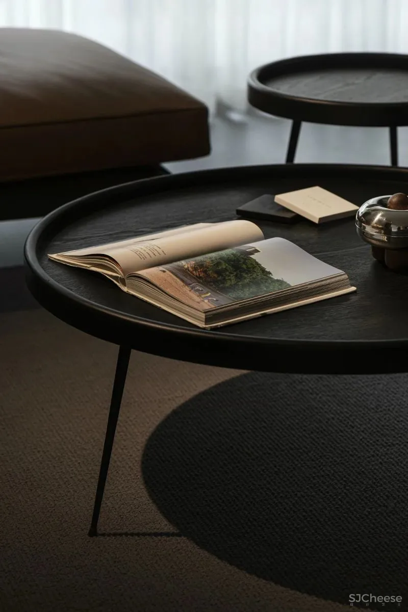 焦糖色 木肌理，有序沉稳的生活基调 璞珥空间设计