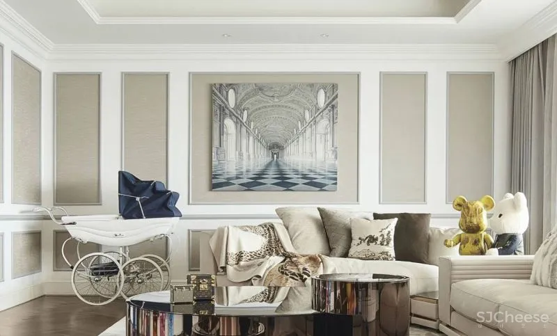 一半空间、一半艺术,这个360m²充满复古腔调