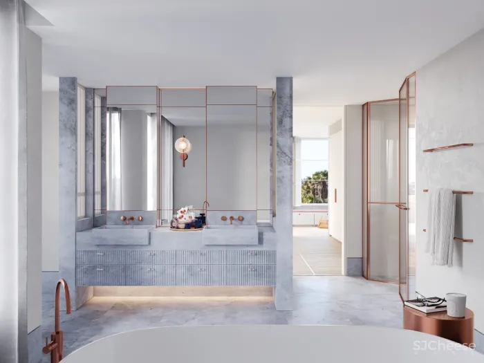 海景豪宅也太美了！简单、干净，藏不住的奢华！