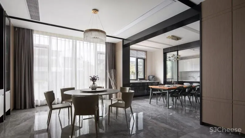 尚层设计:750㎡杭州别墅,人文山水的居住逸境