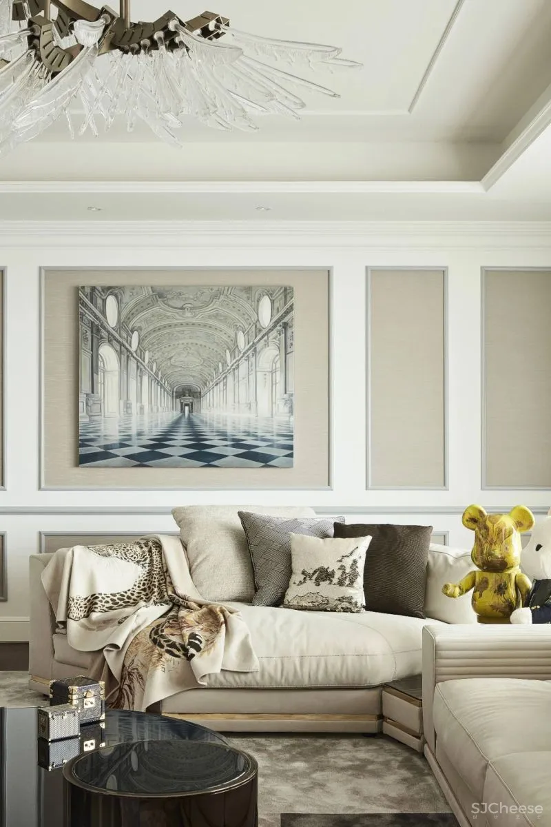 一半空间、一半艺术,这个360m²充满复古腔调