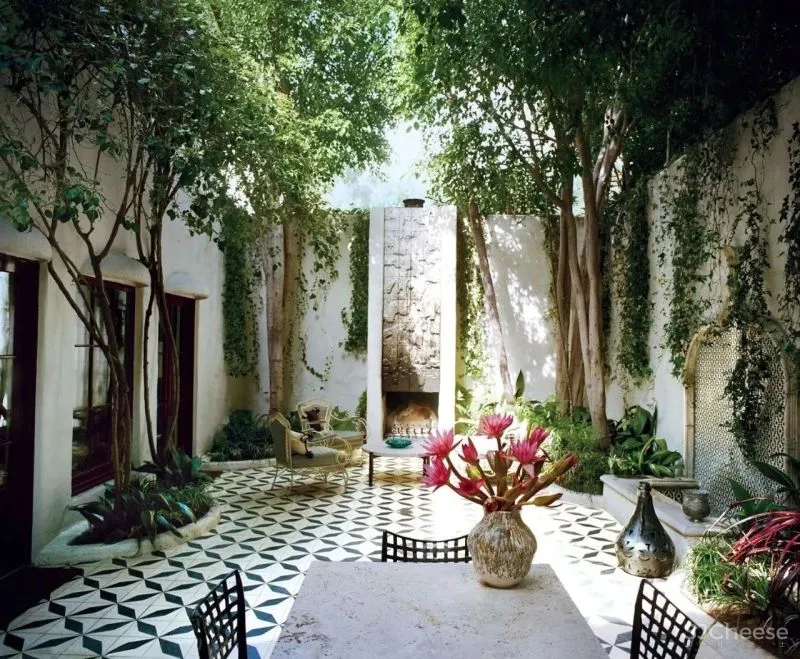 “下沉式”庭院来袭,比传统院子更实用!