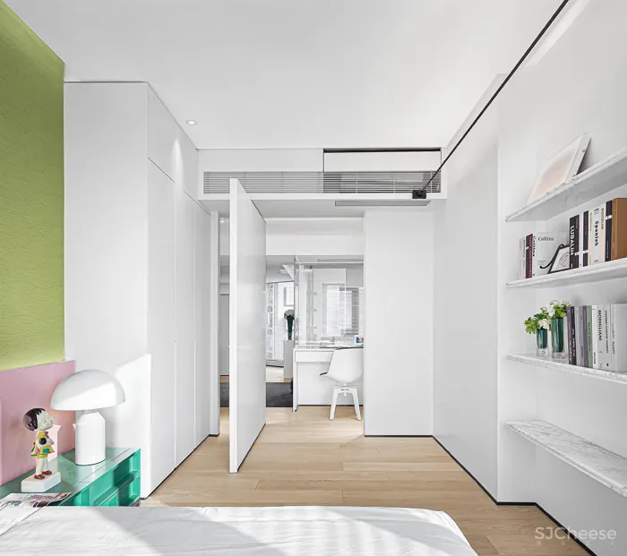 200㎡ 开放式大平层,极简黑白灰 · 讲述留白的艺术!