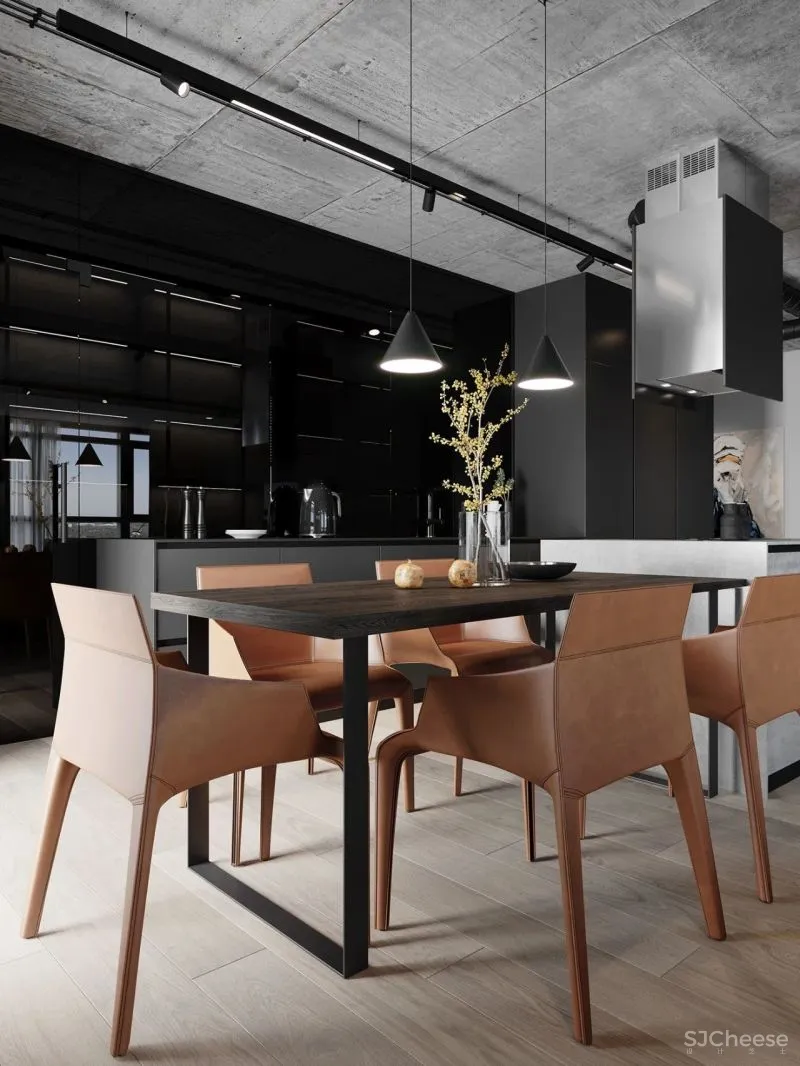 177㎡纯灰大宅,纯粹舒适的设计感之家