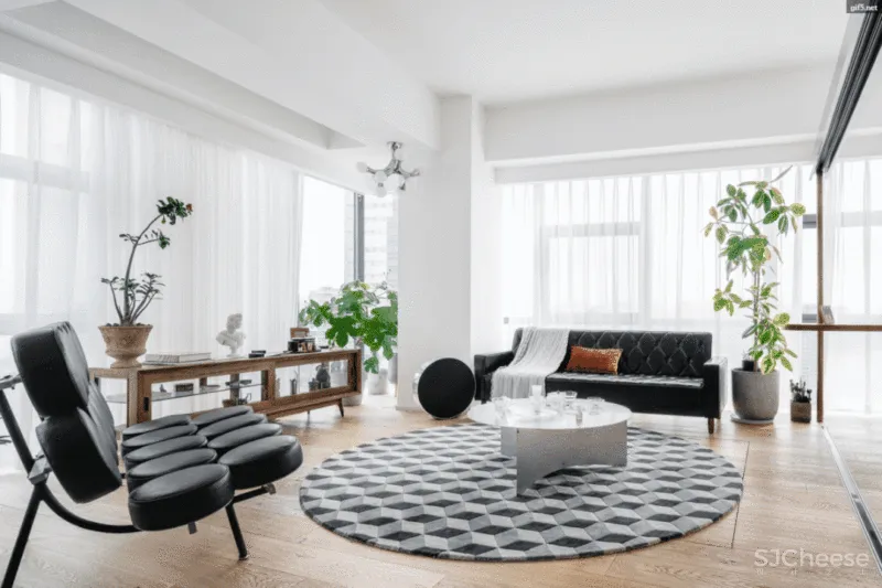 设计师独居51㎡,超大玻璃墙,卧室能隐身,地板能收纳!真·迷你豪宅!