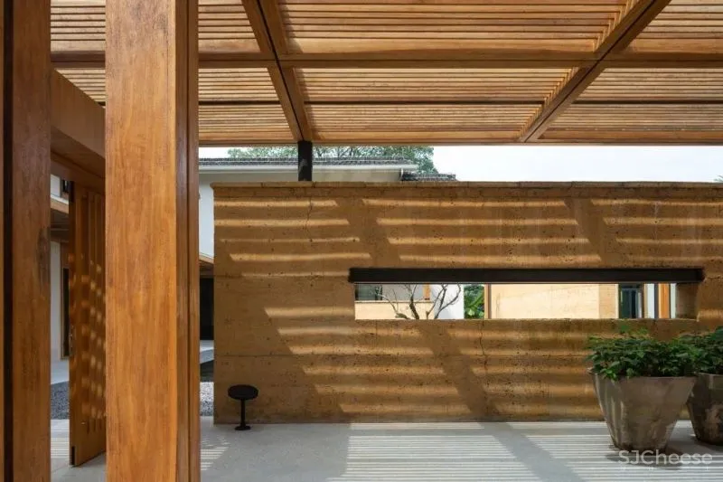 稻田里的家 园中有屋,屋中有院