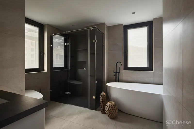 185㎡ 极简私宅,诧寂风 · 寻味生活本真!