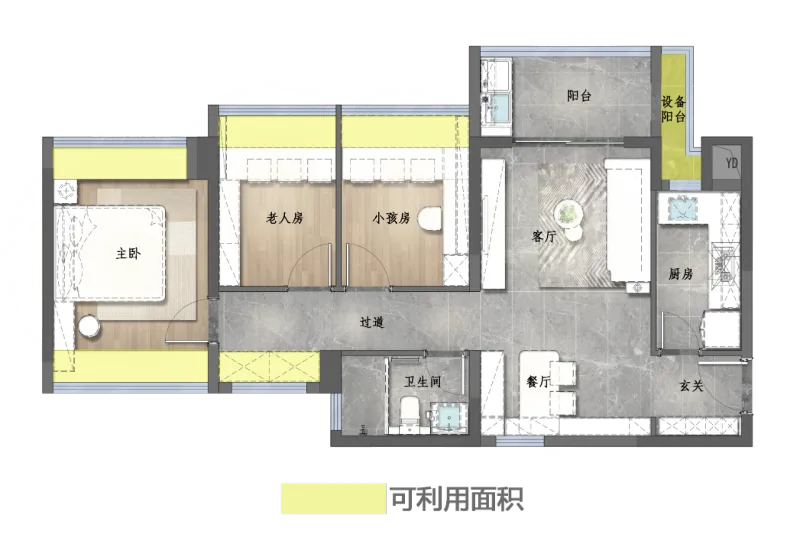 创库设计 深圳中海阳光橡树园：城市之中沐光而居，小空间的大安逸