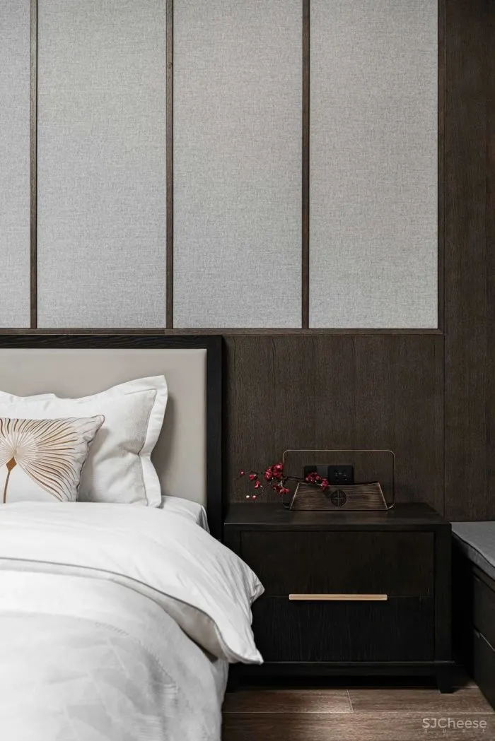 清杺之禅,朴素雅致的中式跃层 原木空间设计