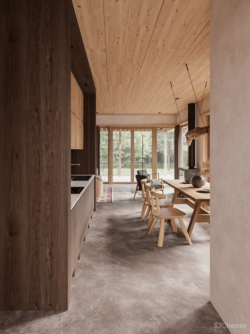 90㎡原木风设计,每一块木头都有它的脾气!