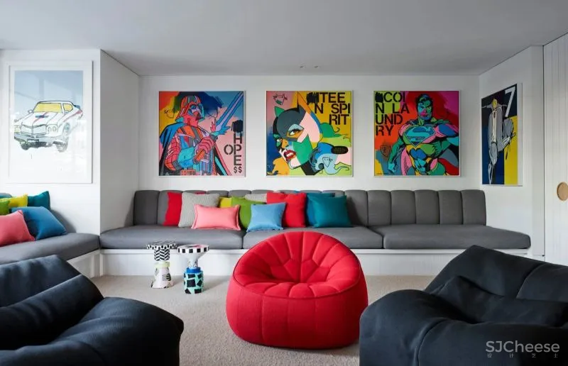 海滨别墅改造,传统与现代的色彩碰撞!