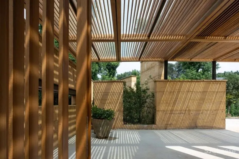 稻田里的家 园中有屋,屋中有院