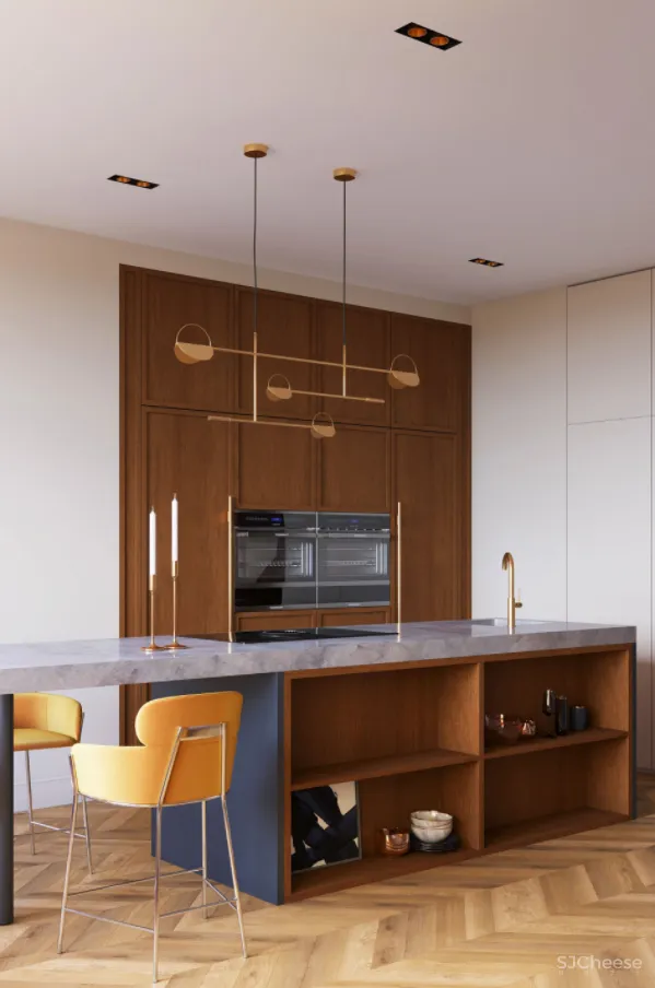 一座60平米的度假风公寓,却大胆采用了高饱和度的印度风?