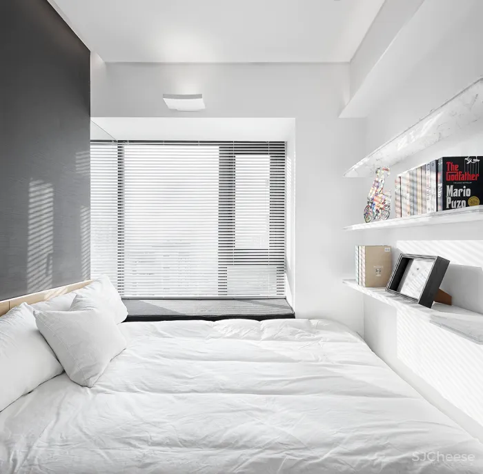 200㎡ 开放式大平层,极简黑白灰 · 讲述留白的艺术!