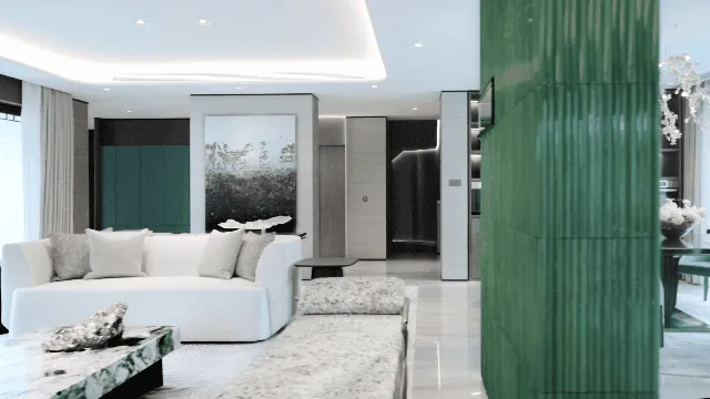 设计师戴昆老师 空间色彩的层次关系