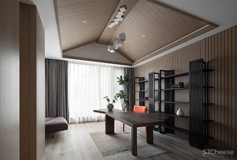 尚层设计:750㎡杭州别墅,人文山水的居住逸境