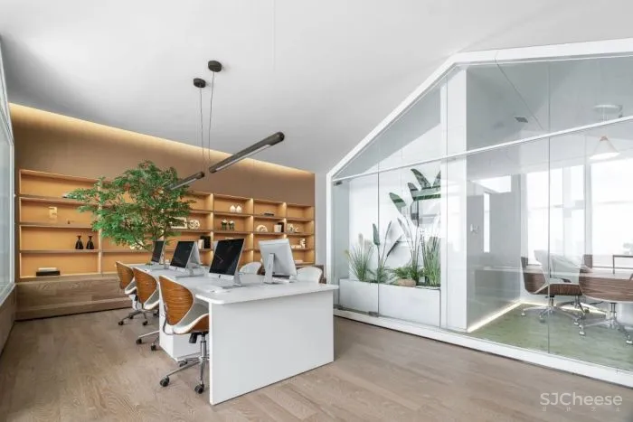 源于自然的办公样板间设计,到底“出色”在哪里?|