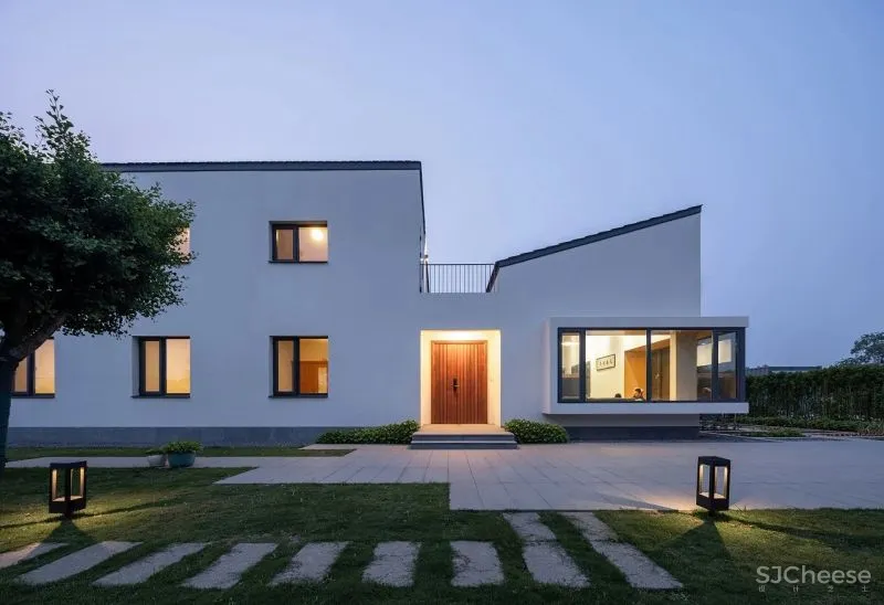 稻田里的家 园中有屋,屋中有院