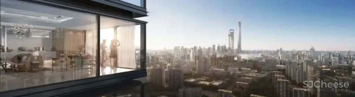 LSD葛亚曦-澳洲Stack 上海内环内「万科·中興路一號」skyline天际样板间